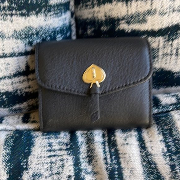 Kate Spade Marti Small Flap Wallet Black - Picture 12 of 16